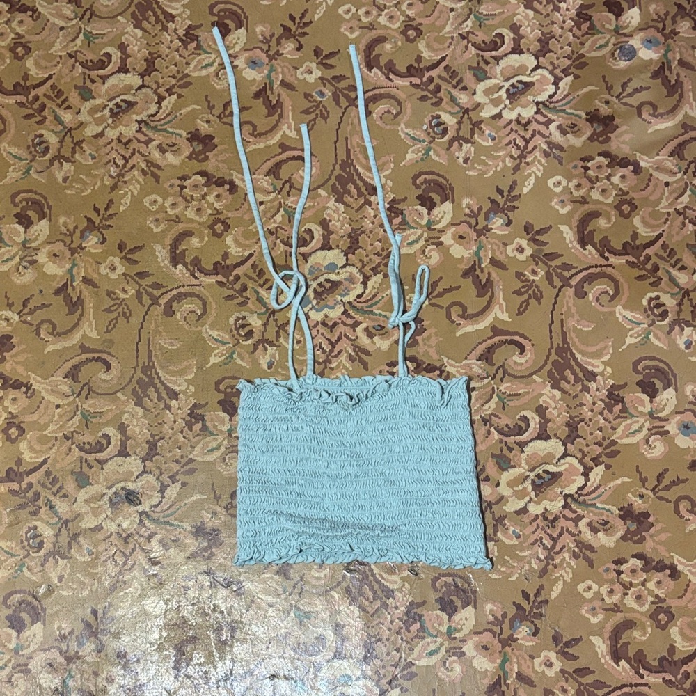 Wild Fable Light Blue Smocked Camisole